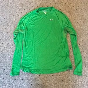 Green nike t-shirt